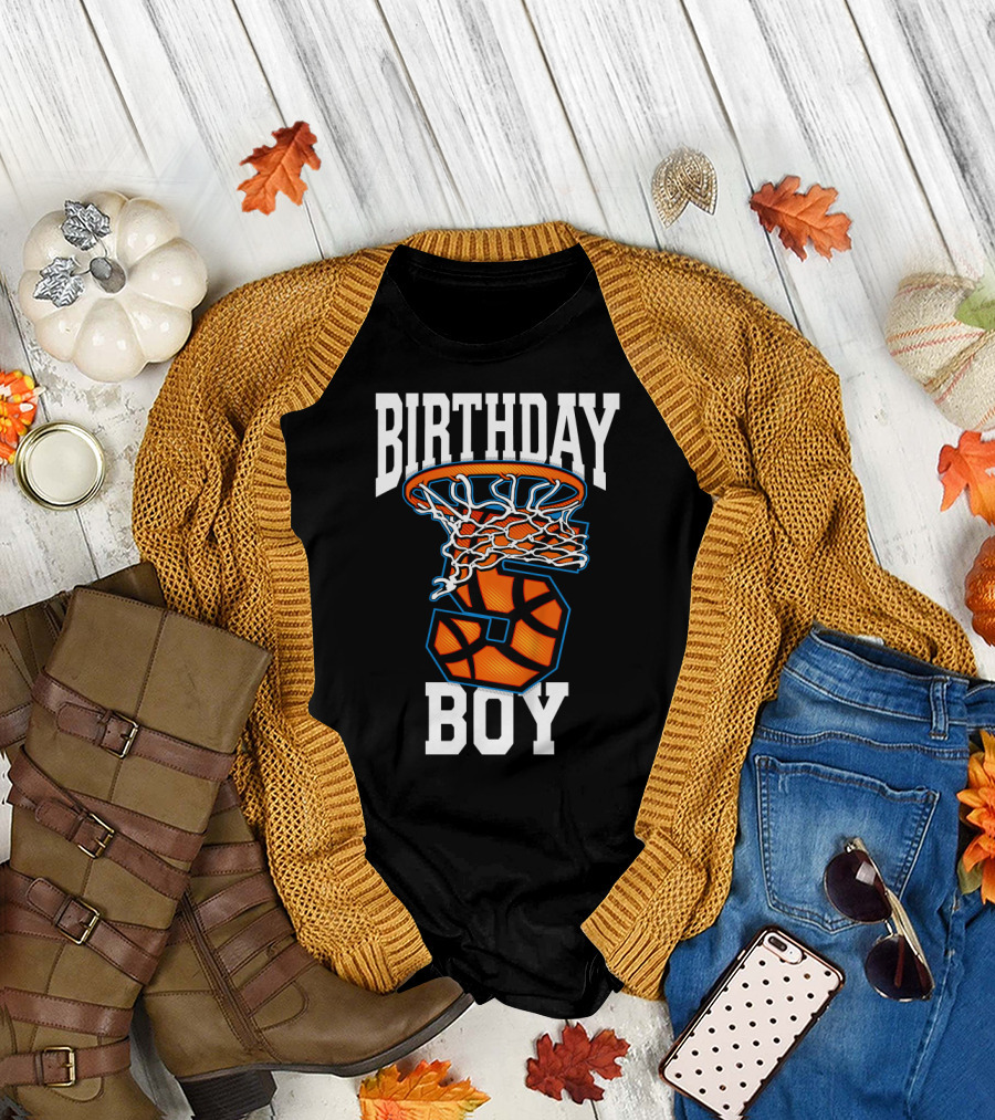 Birthday Boy Basketball 5 T-Shirt