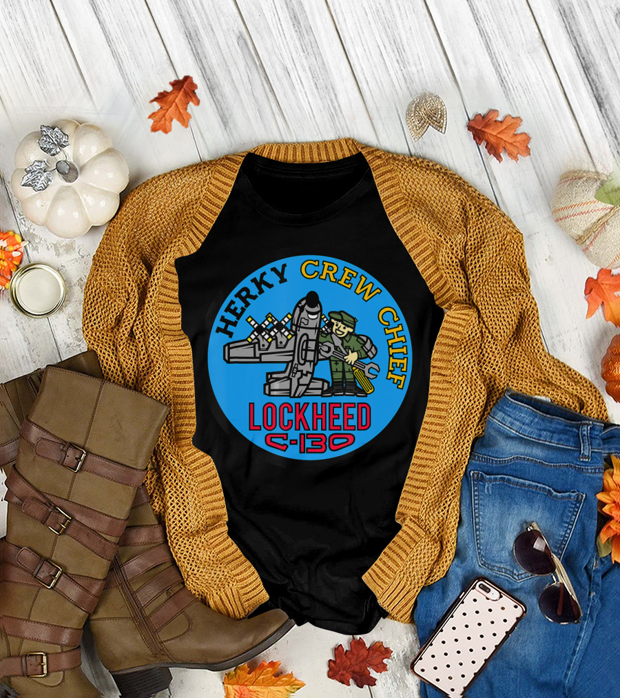 HERKY CREW CHIEF LOCKHEED C-130 T-Shirt