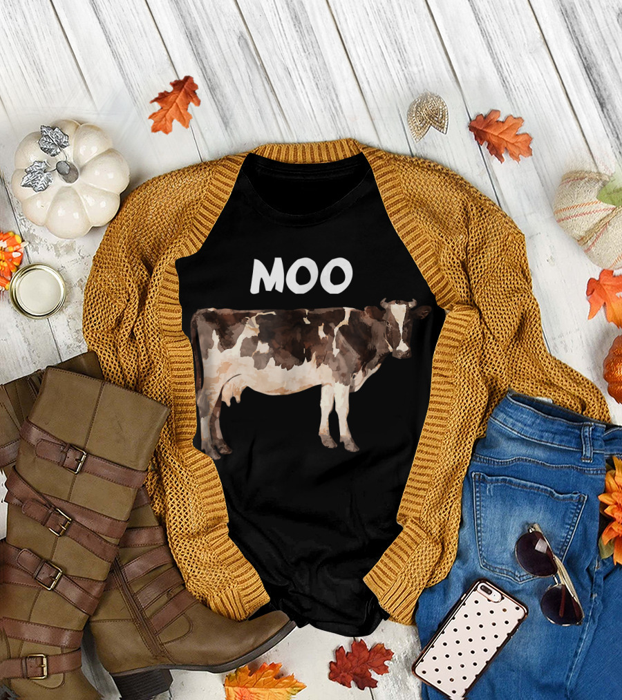 Moo Cow Farm Animal Love T-Shirt