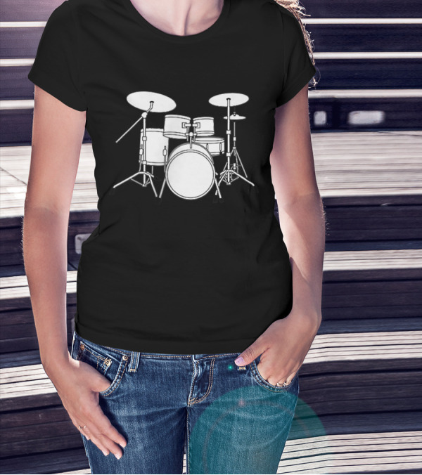 Drummer Music Drums Set T-Shirt