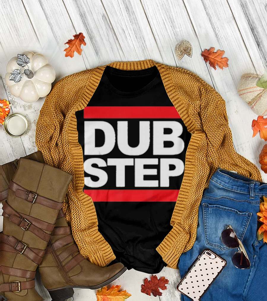 Dubstep Music Red and White T-Shirt