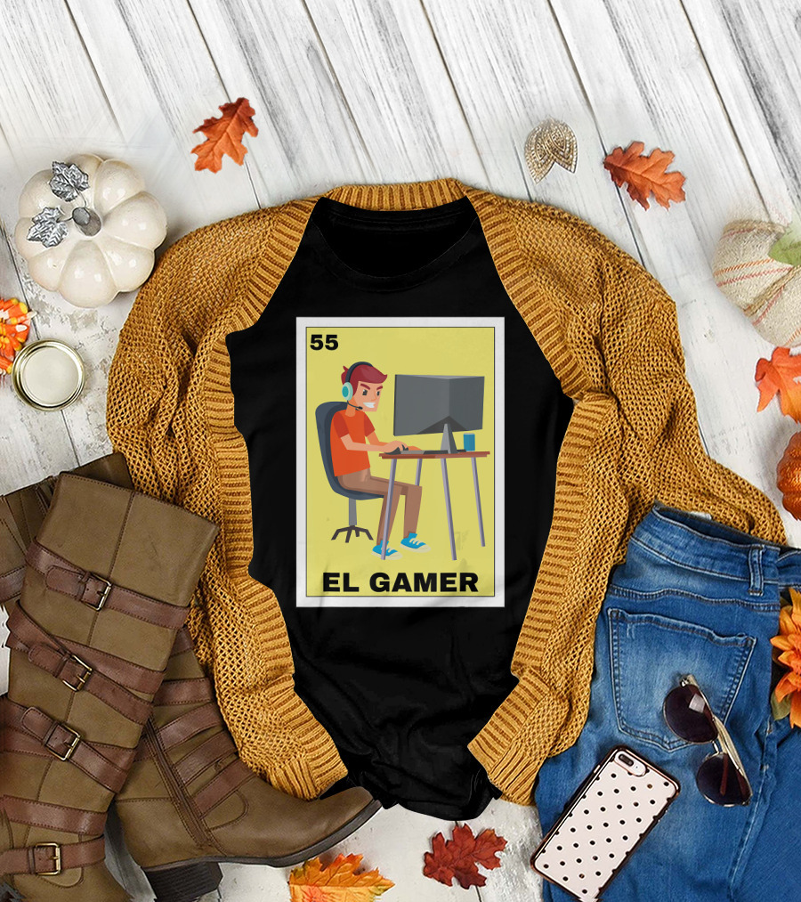 55 El Gamer Mexican Lottery T-Shirt