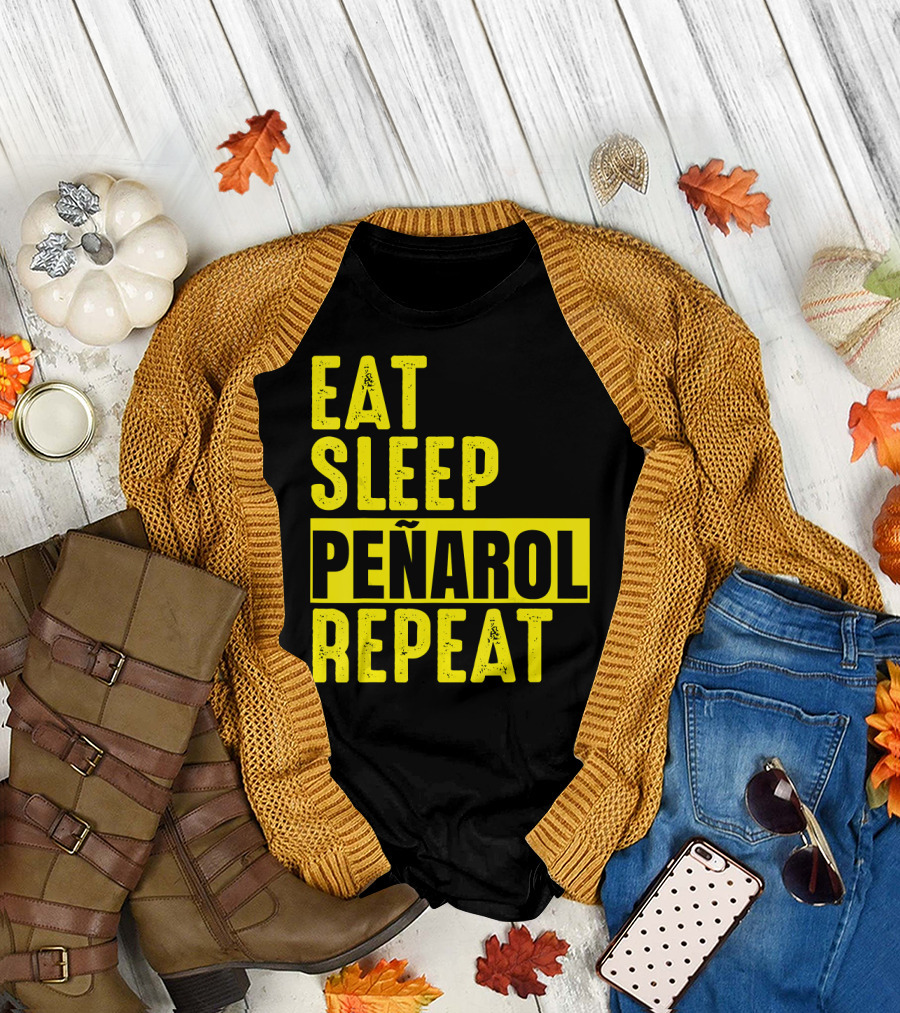 Peñarol Eat Sleep Repeat Soccer Football T-Shirt