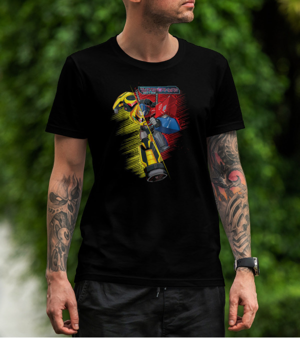 Transformers Bumblebee And Optimus Prime Energon Battle T-Shirt