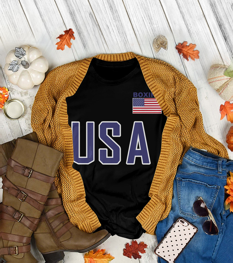 USA Boxing Flag Equipment T-Shirt