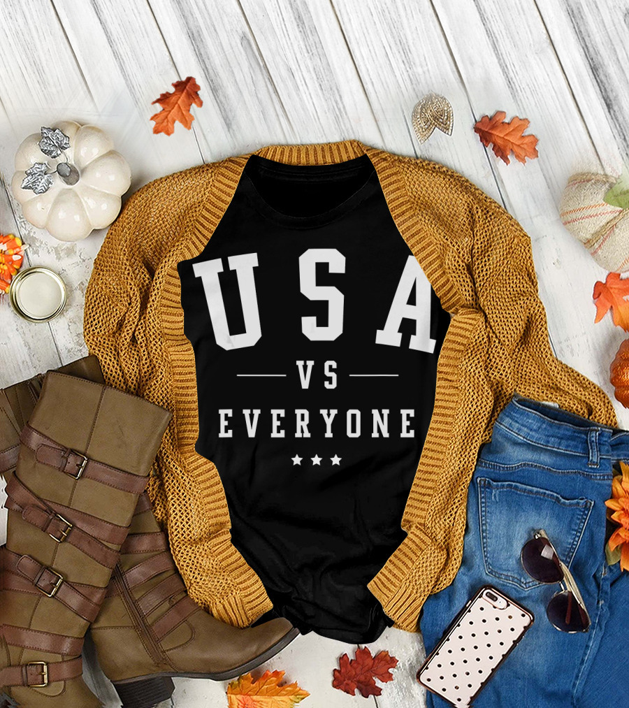 USA vs Everyone 4th of July Stars T-Shirt
