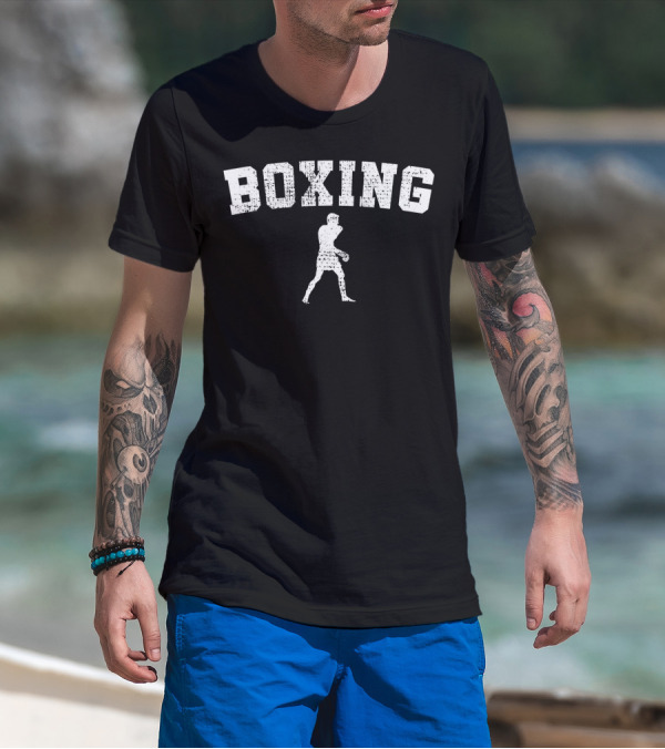 Boxing Vintage Boxer Boxing Club Silhouette Classic T-Shirt