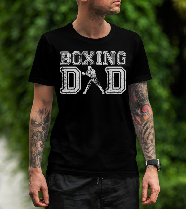 Boxing Dad Vintage Boxer Daddy Father's T-Shirt