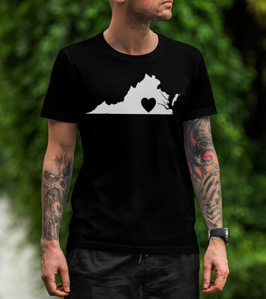 Virginia State Heart Lovers T-Shirt