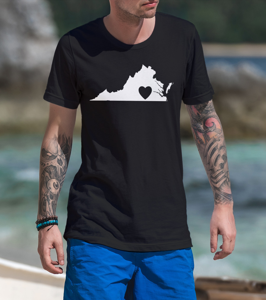 Virginia State Heart Lovers T-Shirt