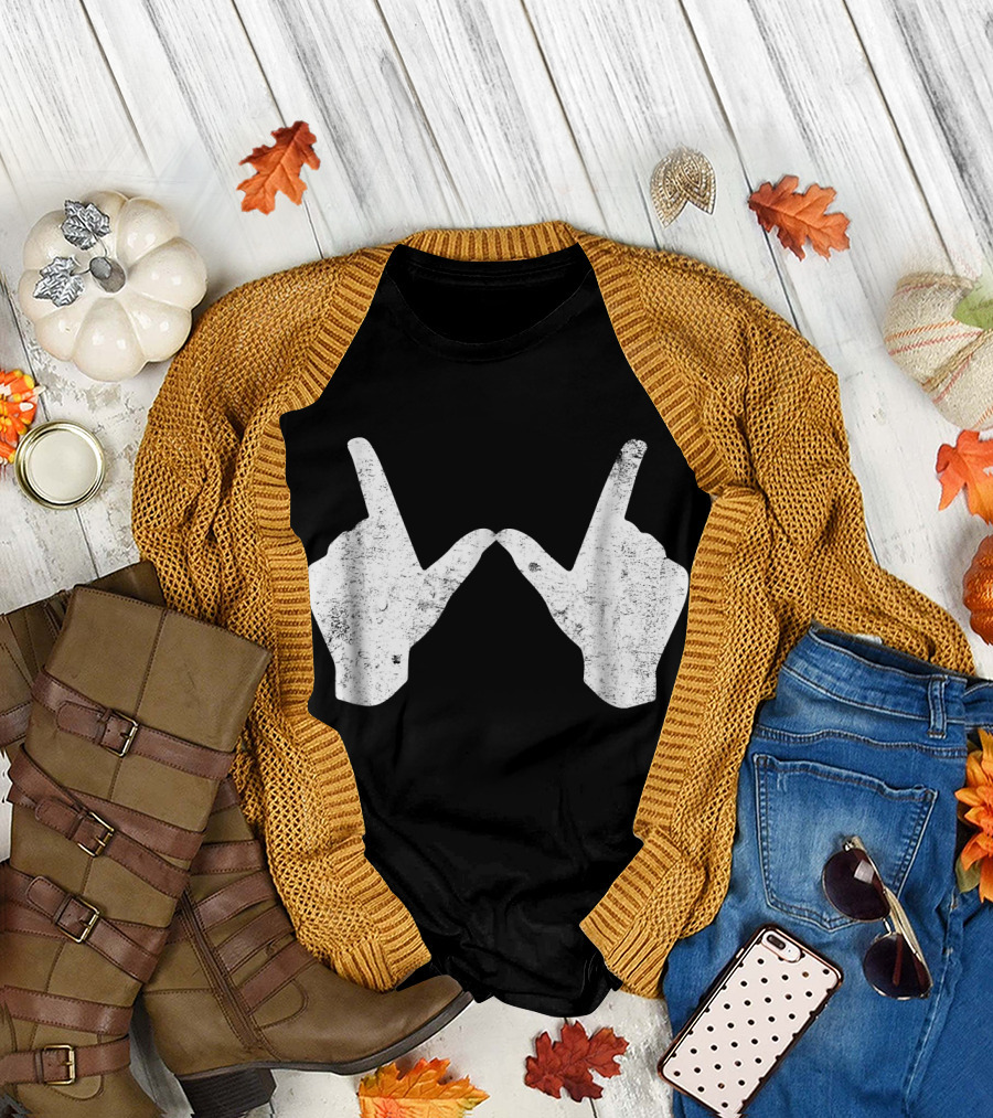 Wisconsin Youth University Hand Gesture W T-Shirt
