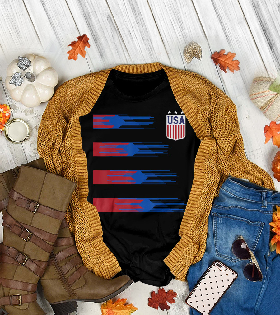 USA Soccer Cheer Women Men Kids T-Shirt