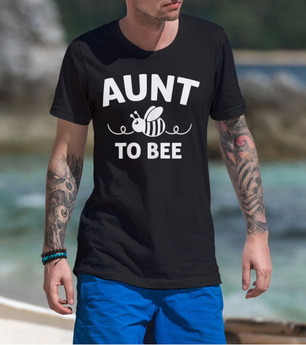 Aunt To Bee Cute New Aunt BEEcoming T-Shirt