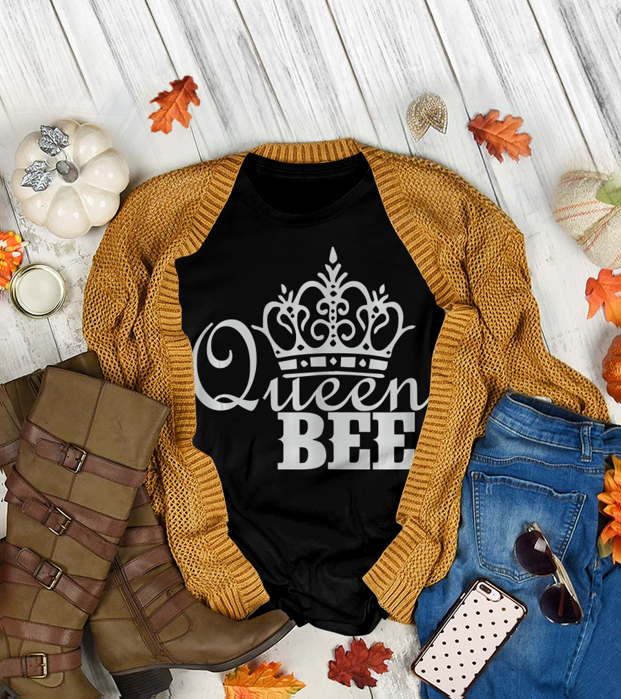 Queen Bee Crown Regal T-Shirt