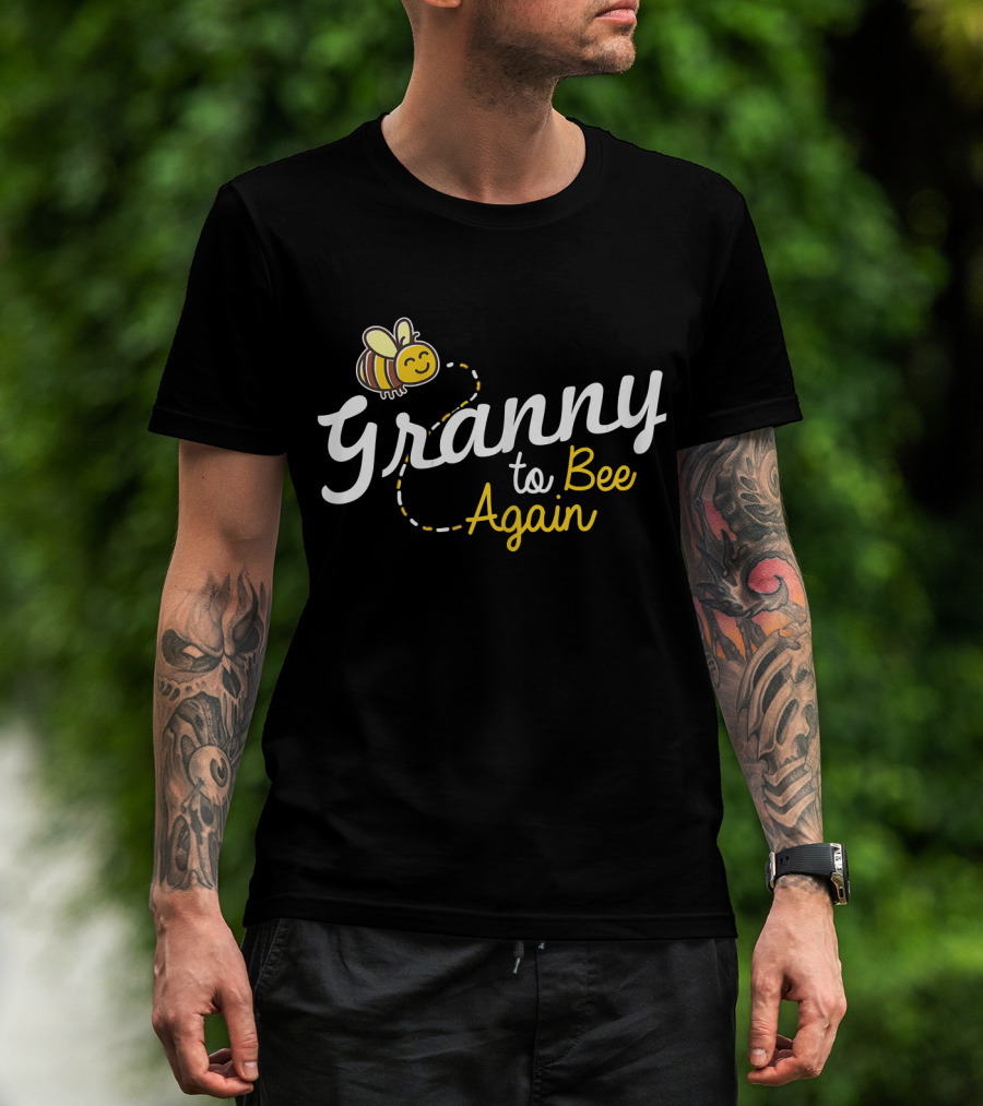 Granny To Bee Again With Cute Bee Icon T-Shirt