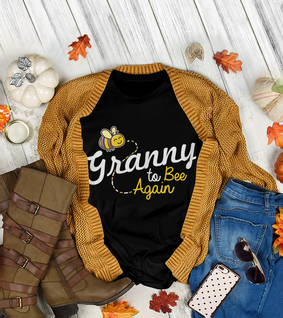 Granny to Bee Again with Cute Bee Icon T-Shirt