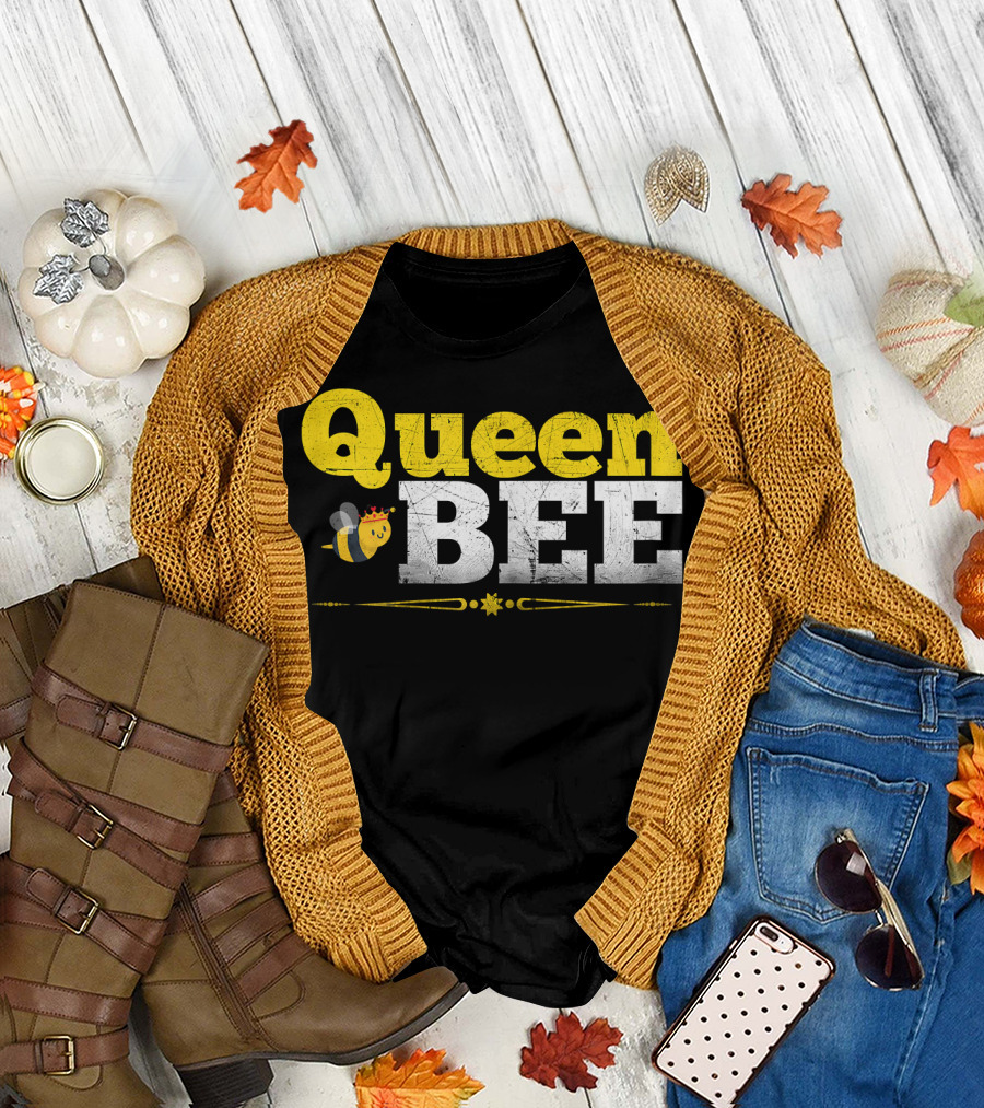 Queen Bee With Crown Boss Lady T-Shirt