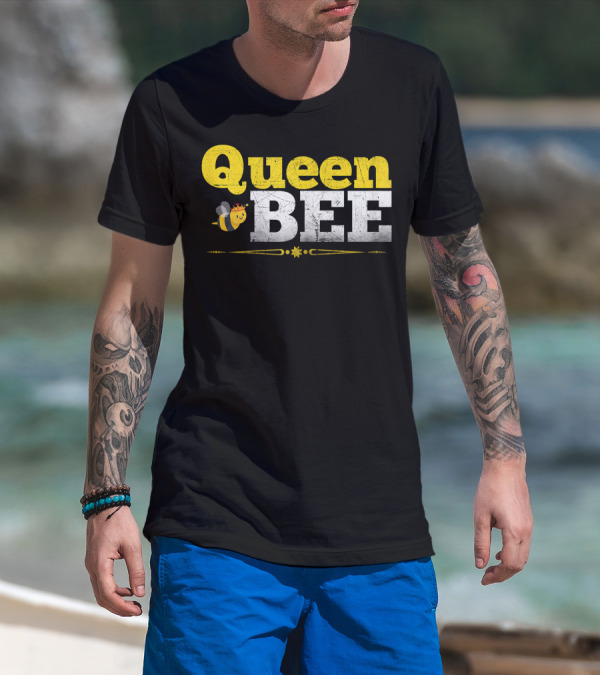 Queen Bee With Crown Boss Lady T-Shirt