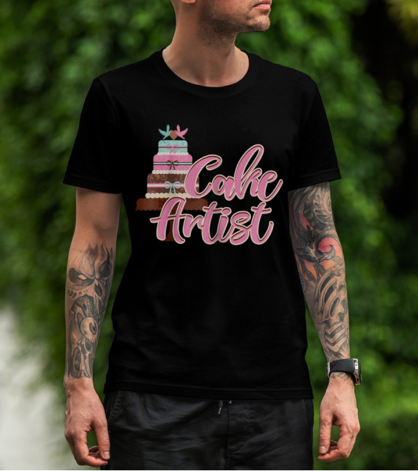 Cake Artist Wedding Cupcake Baking T-Shirt