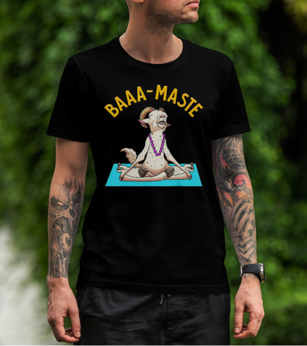 Yoga Goat Baa Maste Zen Spiritu Namaste T-Shirt