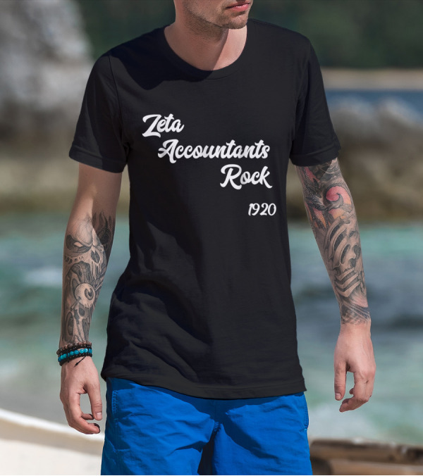 Zeta Accountants Rock 1920 T-Shirt