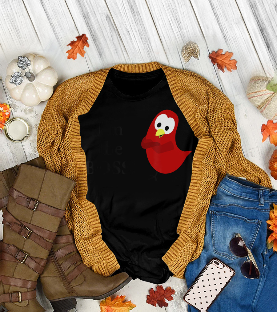 I'm the BOSS Sammy Bird Red Bird Character T-Shirt