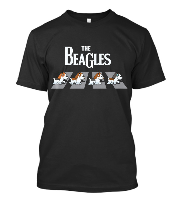 The Beagles Dog Humor Abbey Road T-Shirt