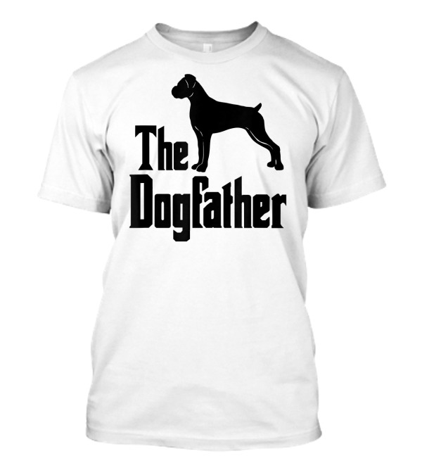 The Dogfather Boxer Silhouette Iconic T-Shirt