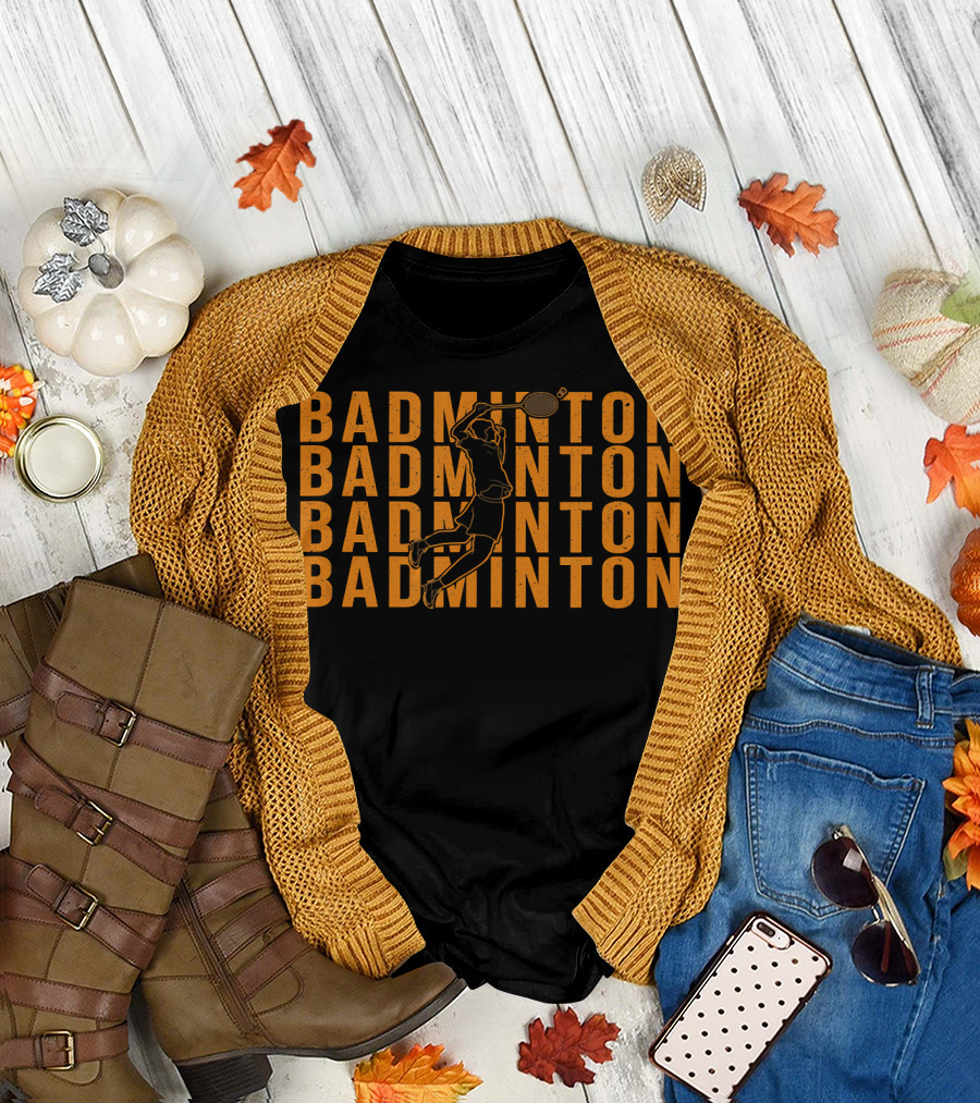 Badminton Enthusiast T-Shirt