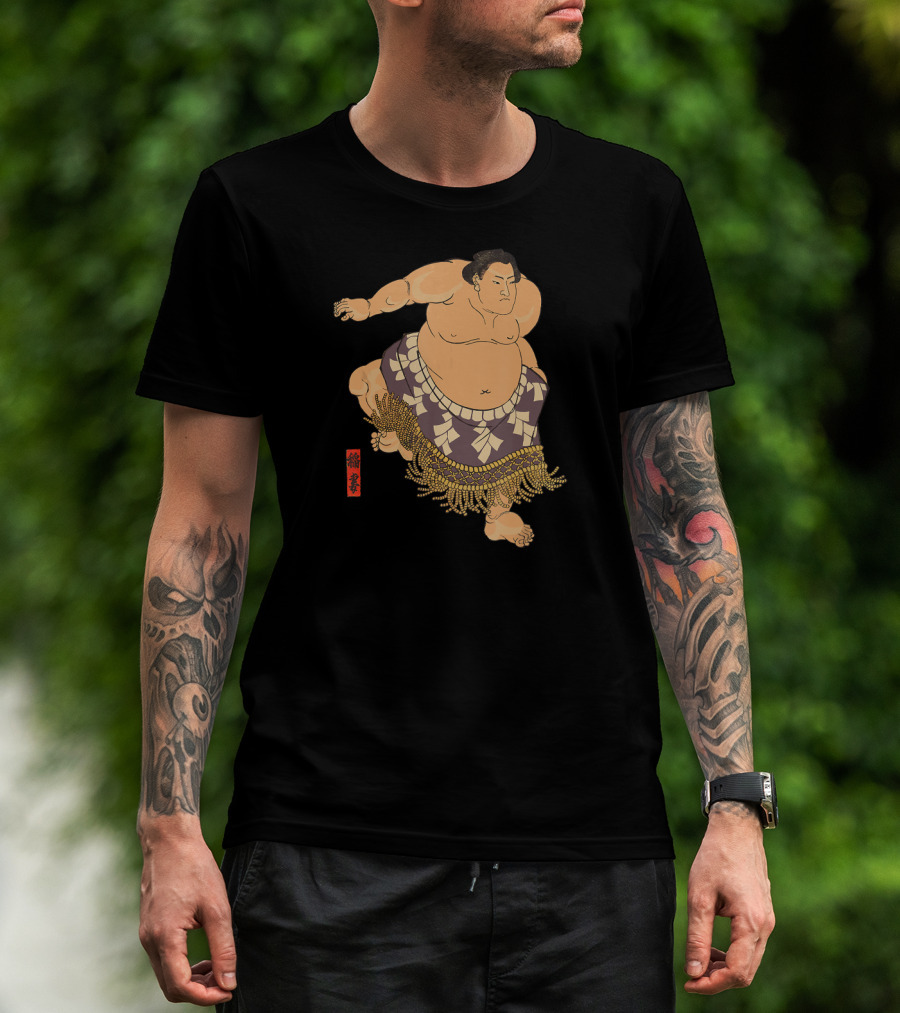 Sumo Wrestler I Love Japanese Sumo Traditional Japanese T-Shirt