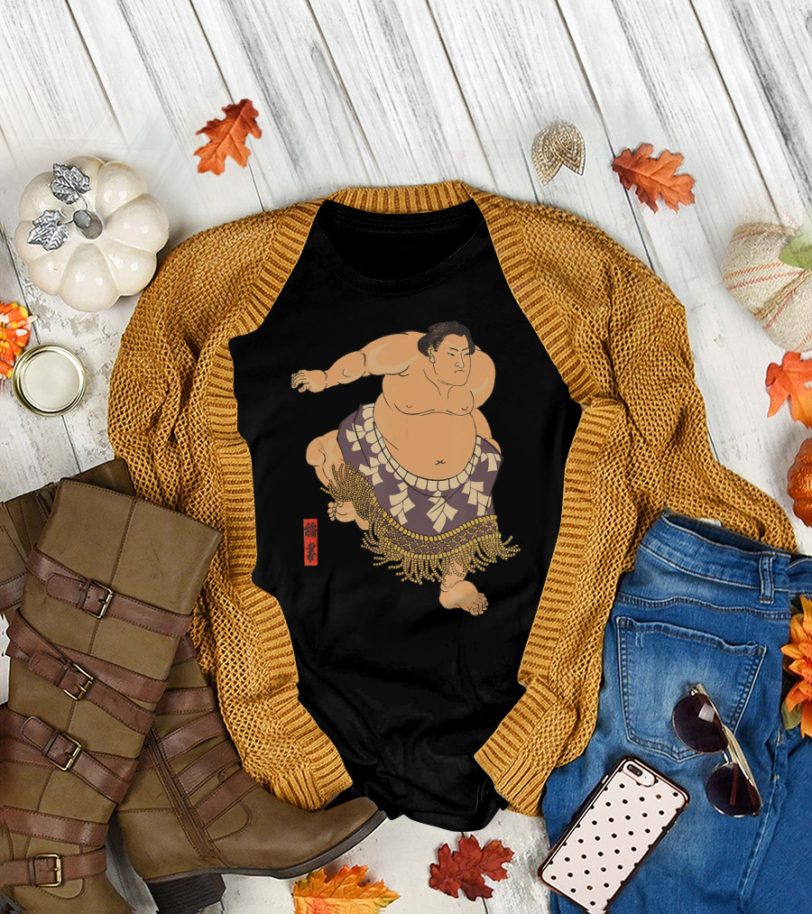 Sumo Wrestler I Love Japanese Sumo Traditional Japanese T-Shirt