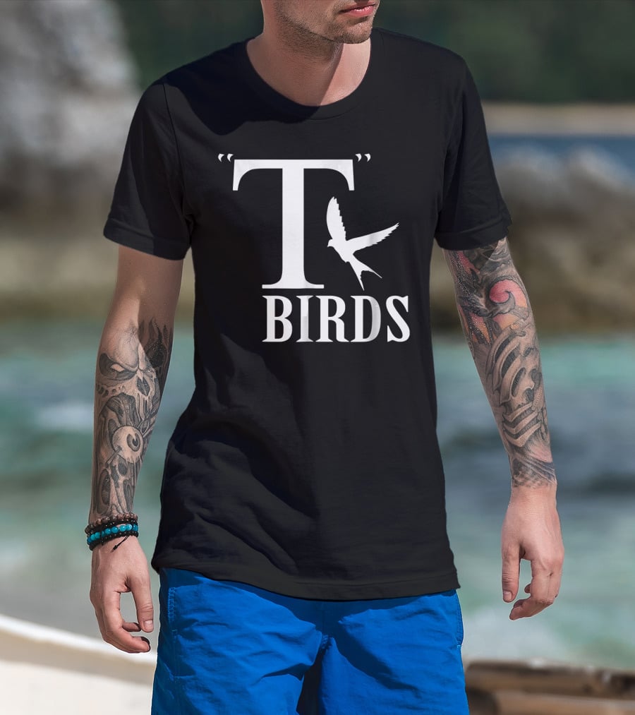 T Birds Flying Graphic Movie Themed T-Shirt