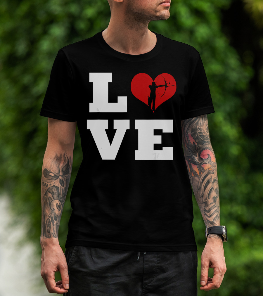 LOVE Archery Heart T-Shirt