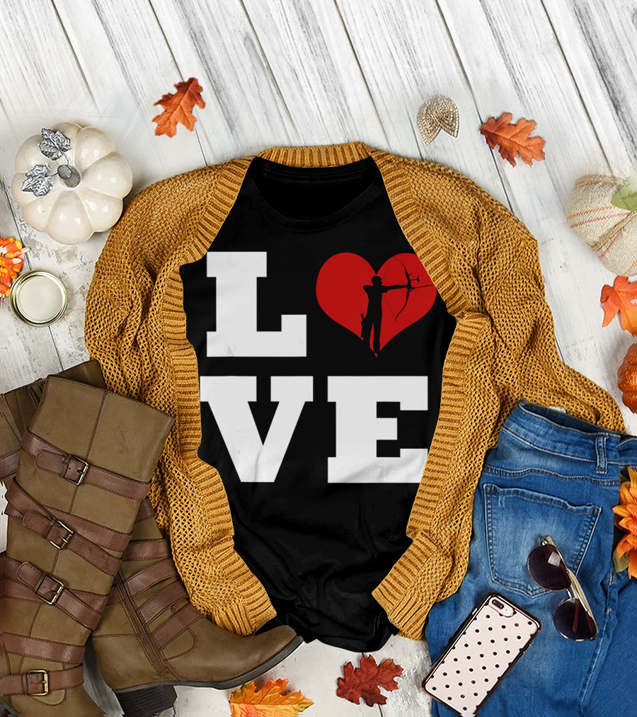 LOVE Archery Heart T-Shirt