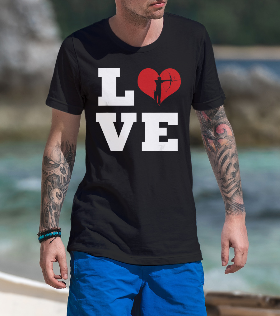 LOVE Archery Heart T-Shirt