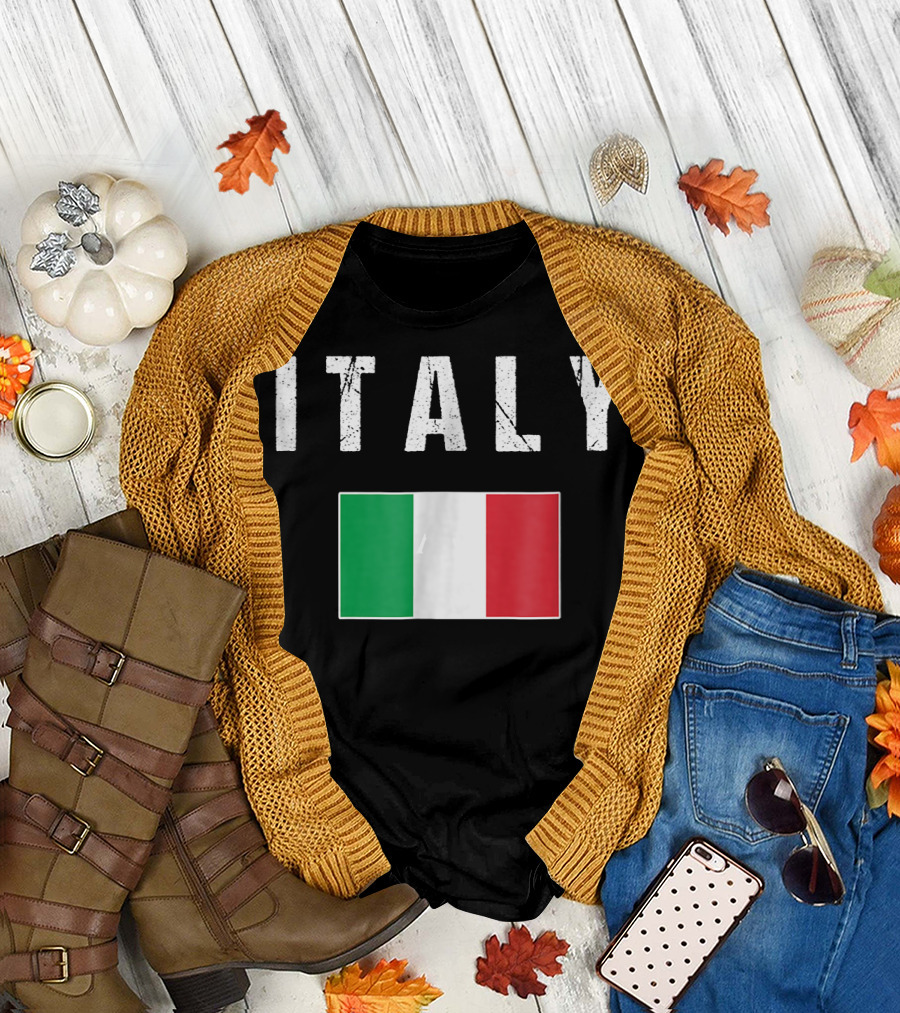 Italy Italian Flag Italia Me T-Shirt
