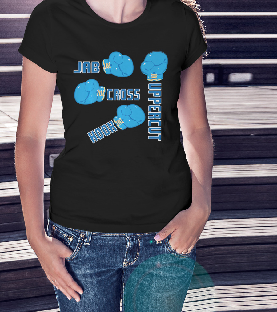 Jab Hook Cross Uppercut Boxing Glove Styles T-Shirt