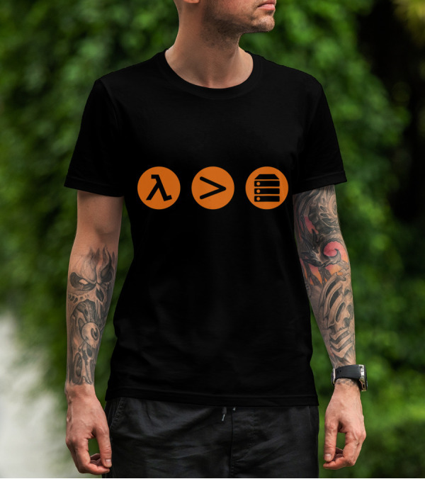 AWS Lambda Greater Than Server T-Shirt
