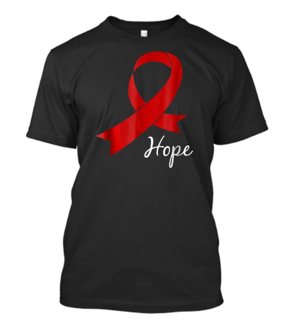 Hope Red Ribbon World Aids Day T-Shirt