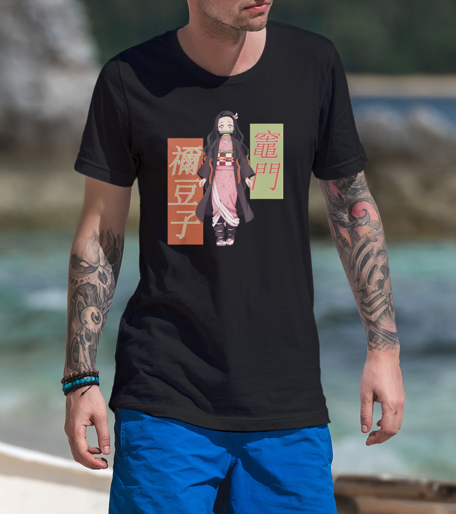 Demon Slayer Nezuko Kanji Character T-Shirt