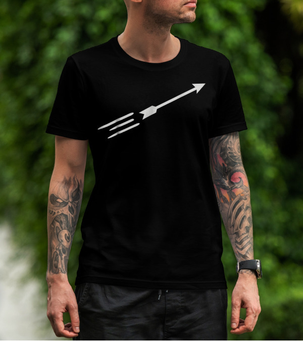 Archery Arrow With Swift Motion Streaks T-Shirt