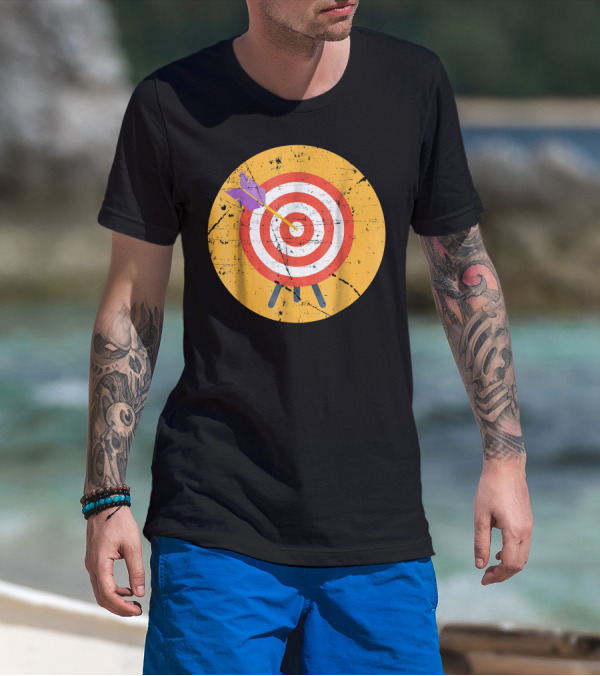 Archery Target Sport Arrows Bullseye T-Shirt