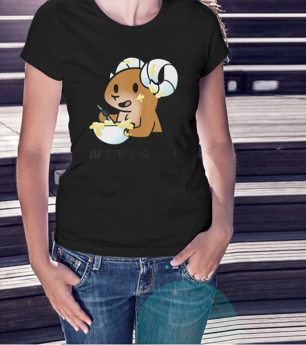 Battering Ram Funny Baking Me Ram Mixing Bowl T-Shirt
