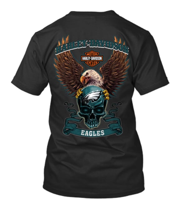 Harley Davidson Motorcycles Eagles T-Shirt