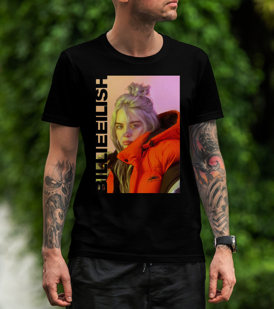 Billie Eilish Penfield Jacket Bold Typography T-Shirt