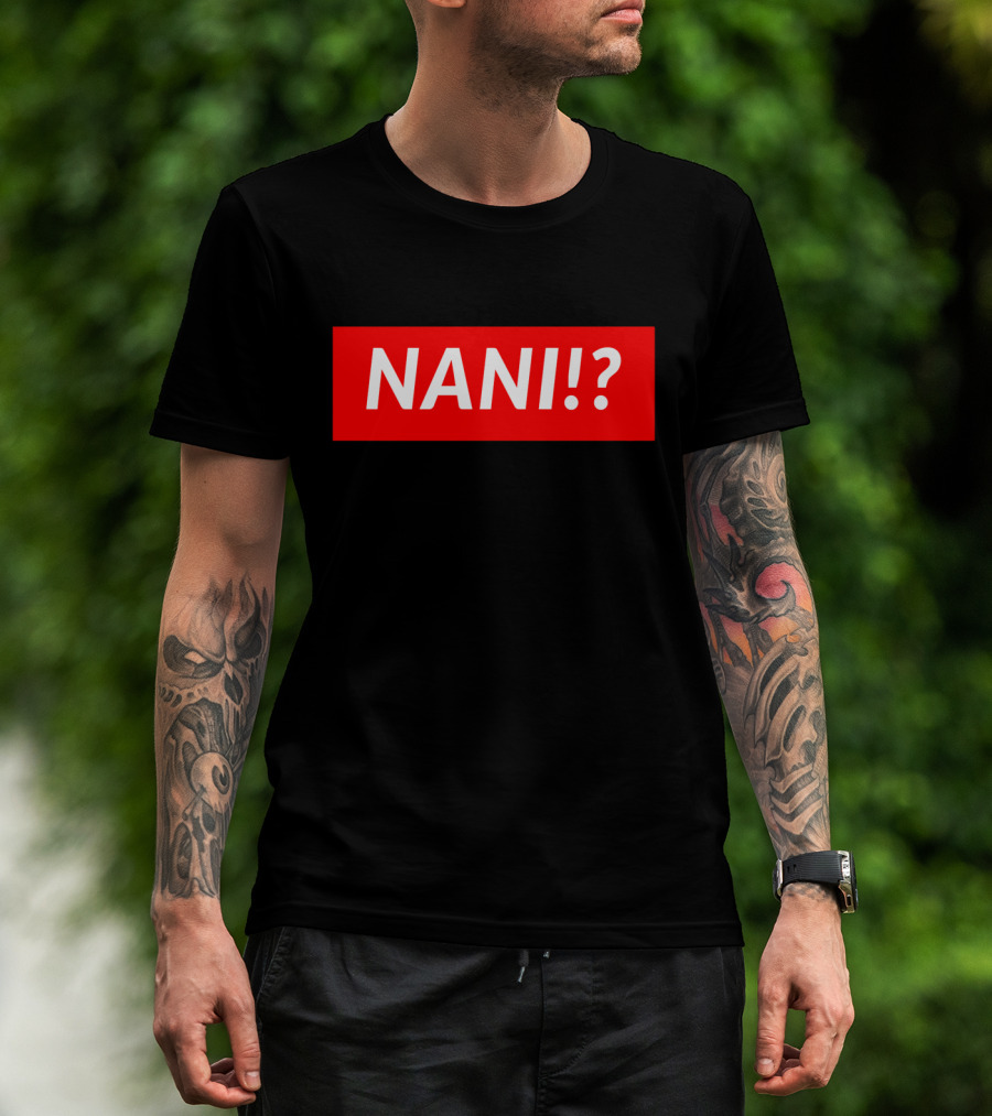 NANI? Red Box Text T-Shirt