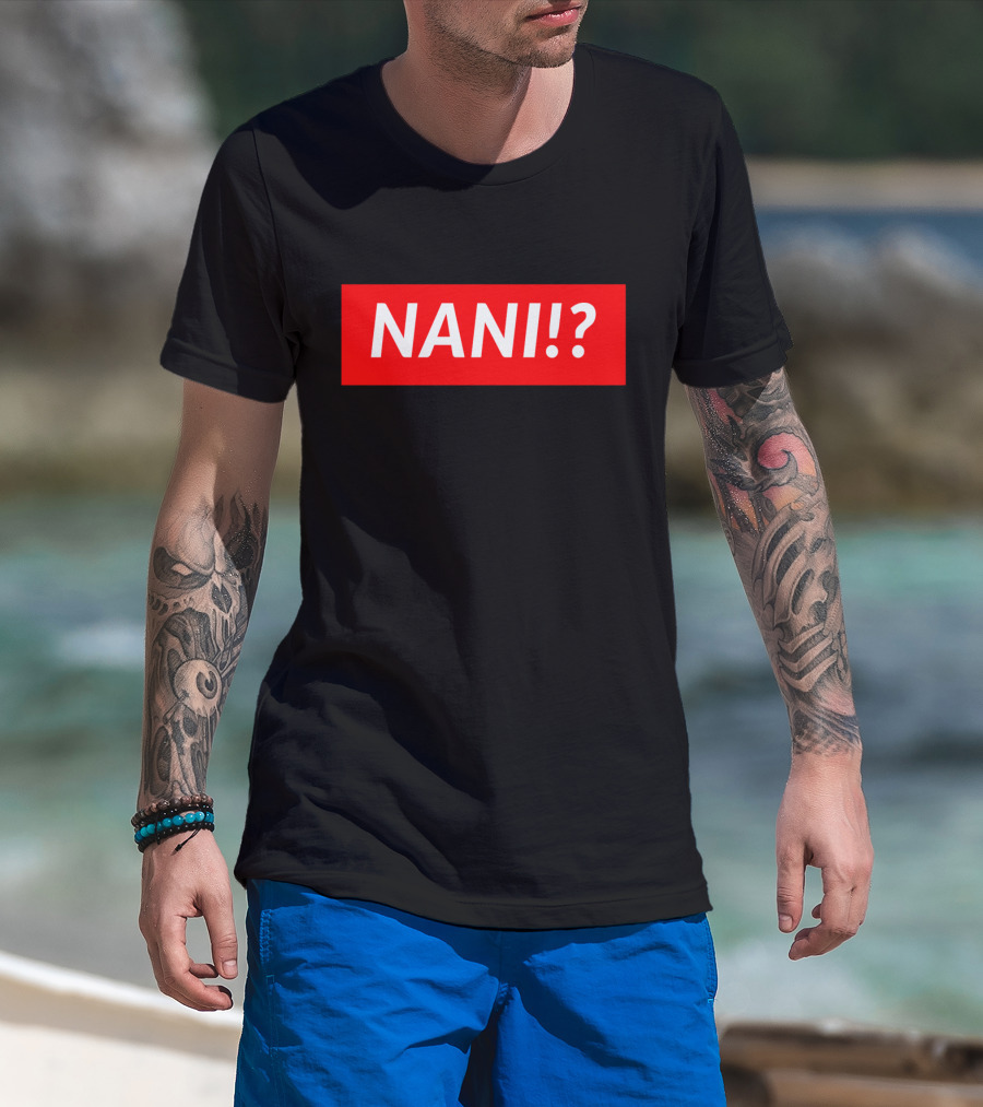 NANI? Red Box Text T-Shirt
