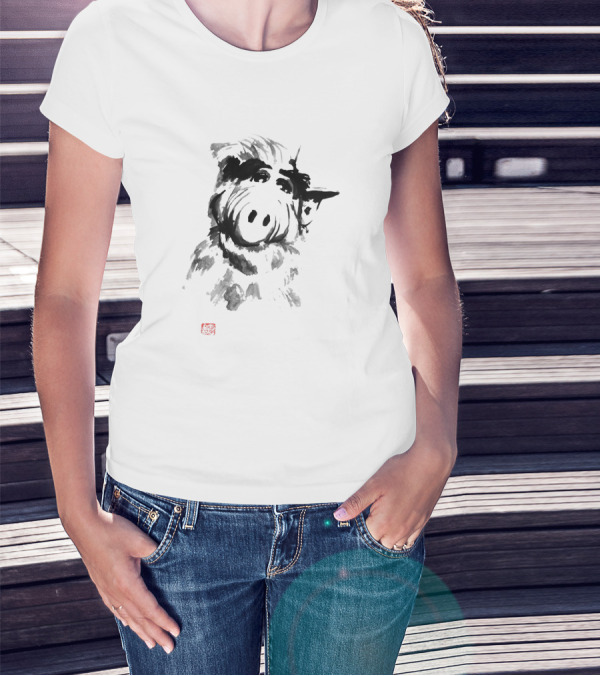 Alf Ink Brush T-Shirt