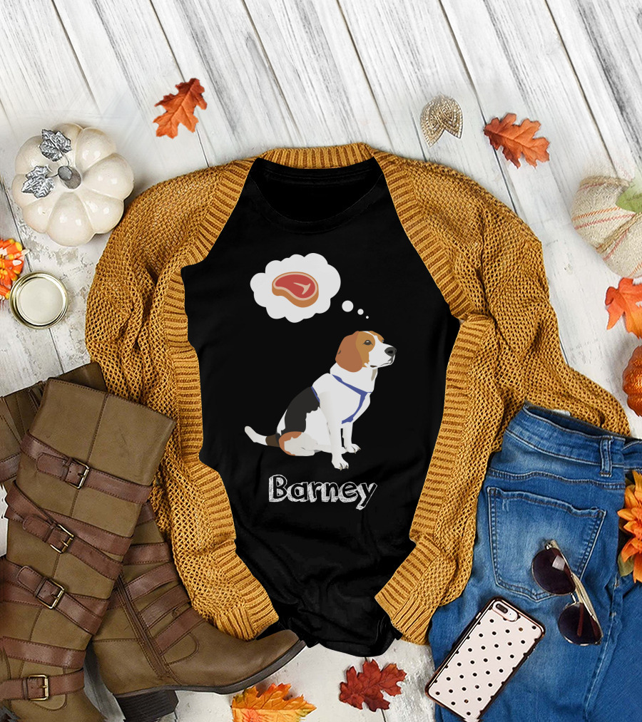 Barney the Beagle with Steak Dream T-Shirt