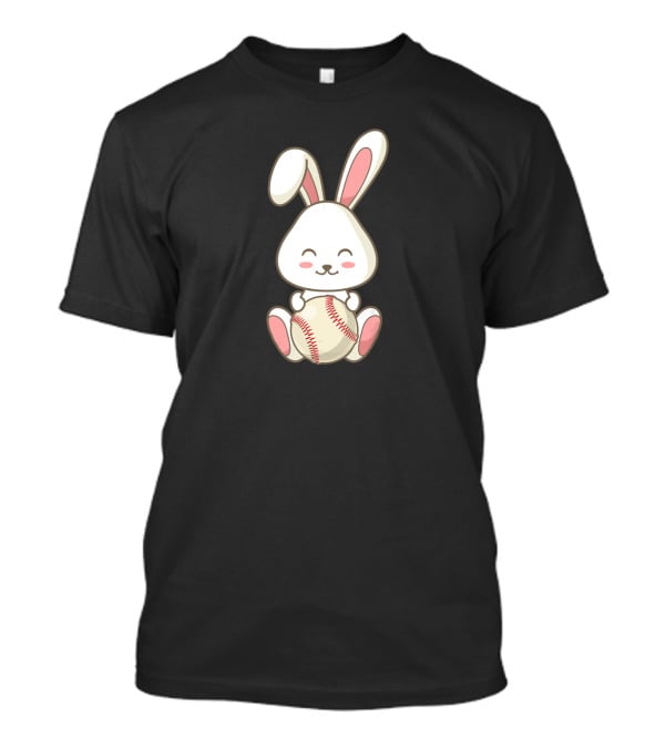 Easter Bunny Baseball Ball Easter Day Cute Rabbit T-Shirt